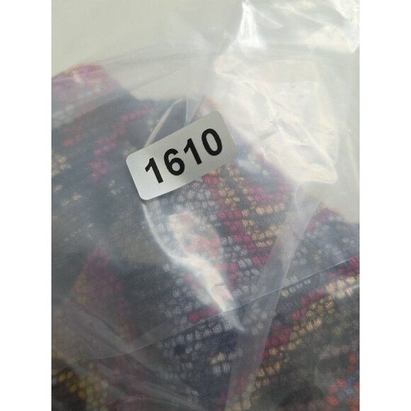 John Mark Multicolor Art Rayon Knit Long Sleeve Tunic Top Size Medium Small - Picture 6 of 6